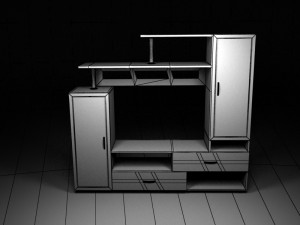 tv cabinet venice 3D Модель