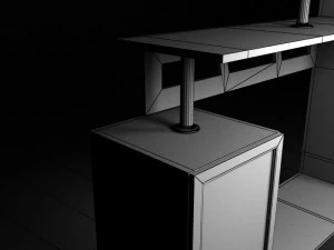 tv cabinet venice 3D Model