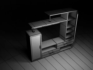 tv cabinet venice 3D Model