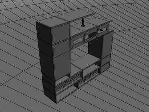 tv cabinet venice 3D Model
