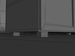 tv cabinet venice 3D Model