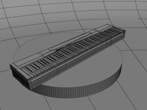 casio cdp synthesizer Modello 3D