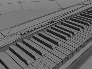 casio cdp synthesizer 3D Model