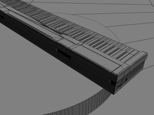 casio cdp synthesizer Modello 3D