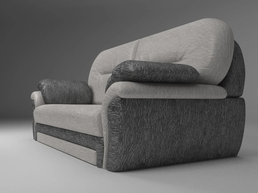 kanepe esintisi siyahbeyaz cilt 3D Model .c4d .max .obj .3ds .fbx .stl .blend 