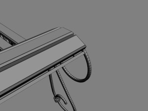 wrought iron bench 3Dモデル