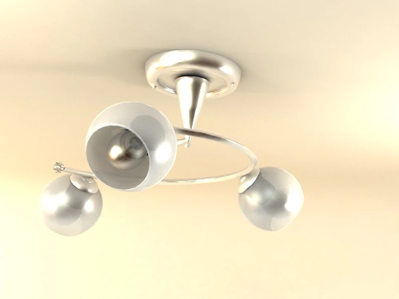 old style chandelier 3D Model .c4d .max .obj .3ds .fbx .stl .blend 