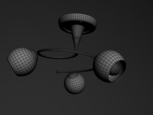 old style chandelier 3D Model