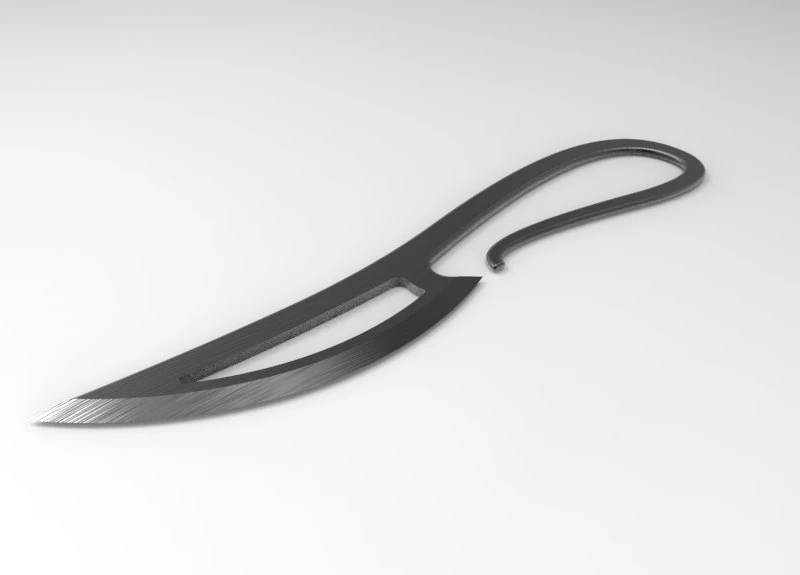 celtic knife 3D Model .c4d .max .obj .3ds .fbx .stl .blend 