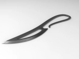 cuchillo celta Modelo 3D