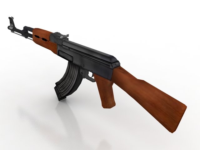 Junaid Shakoor Ak-47 3D Модель In Боевой 3DExport