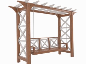 pergola swing 3D 模型