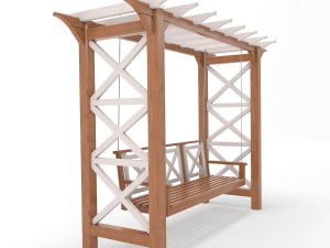 pergola swing Model 3D