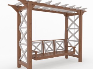 pergola swing Model 3D