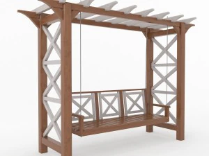 pergola swing 3D Model