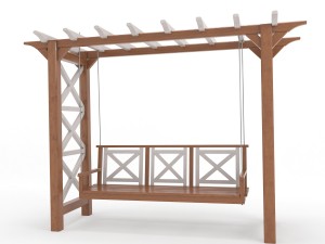 pergola swing Model 3D