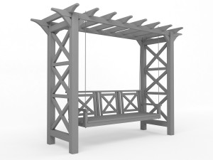 pergola swing Model 3D