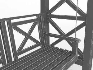 pergola swing 3D Model
