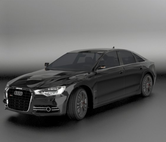 audi a6 3D Модель .c4d .max .obj .3ds .fbx .stl .blend 