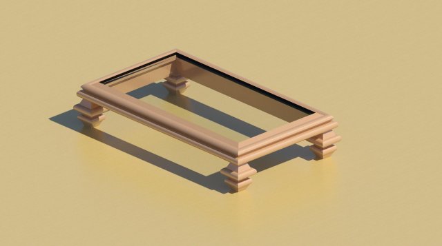coffee table 3D-Modell .c4d .max .obj .3ds .fbx .stl .blend 