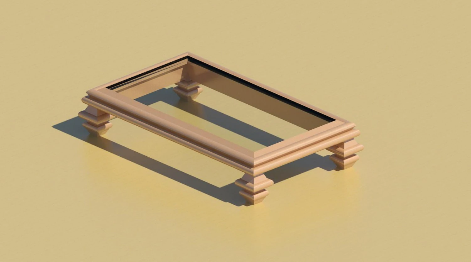coffee table 3D Model .c4d .max .obj .3ds .fbx .stl .blend 