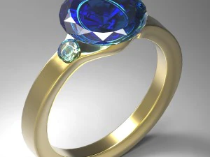 diamond ring 3D Model
