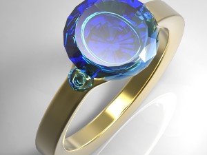 diamond ring 3D Model