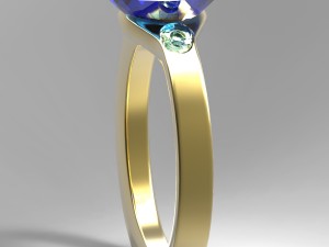diamond ring 3D Model