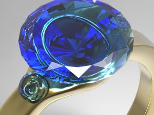 diamond ring 3D Model