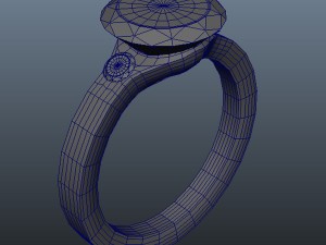 diamond ring 3D Model