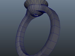 diamond ring 3D Model