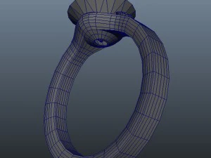 diamond ring 3D Model