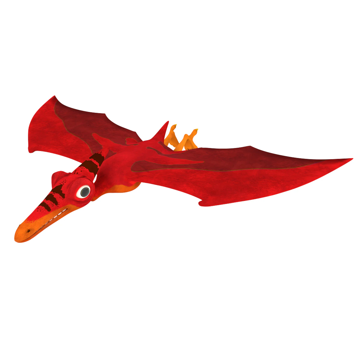 pterodactyl caricature 3d 3D Model .c4d .max .obj .3ds .fbx .stl .blend 