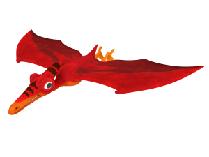 pterodactyl caricature 3d Modelo 3D
