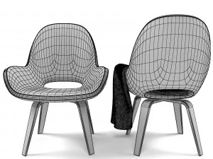 agata armchair 3D Model