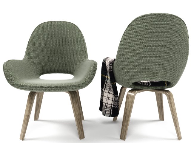 agata armchair Modelo 3D .c4d .max .obj .3ds .fbx .stl .blend