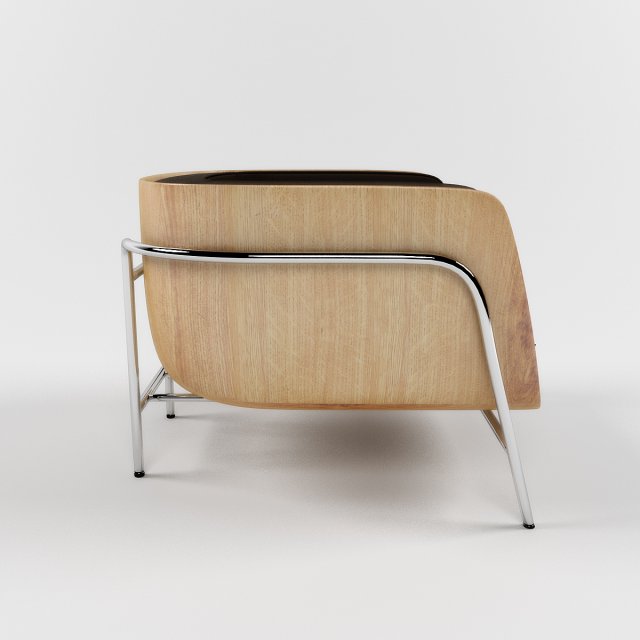 egg armchair 3D Model .c4d .max .obj .3ds .fbx .stl .blend 