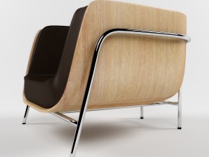 egg armchair 3D Model
