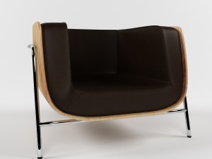 egg armchair 3D Model