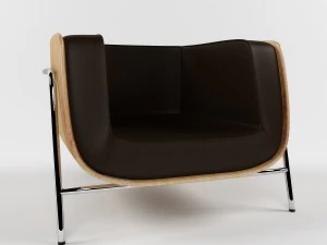 egg armchair 3D Model