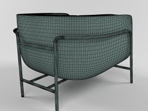 egg armchair 3D Model