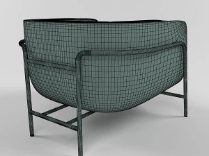 egg armchair 3D Model