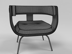 thema armchair Modello 3D