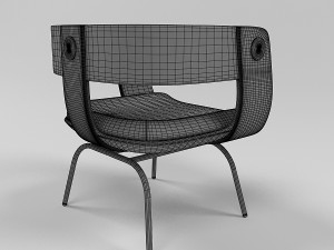 thema armchair Modello 3D