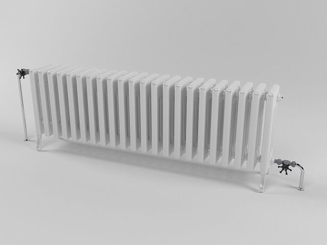 charlston-41 heating radiator 3D Model .c4d .max .obj .3ds .fbx .stl .blend 