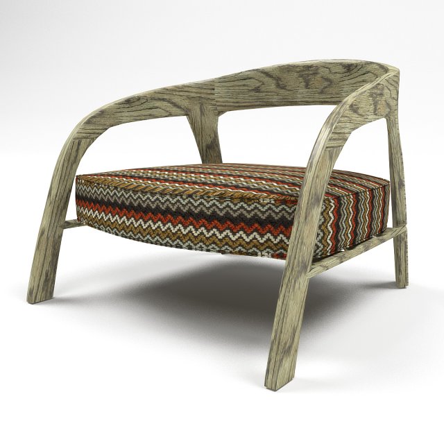 mokha armchair 3Dモデル .c4d .max .obj .3ds .fbx .stl .blend 