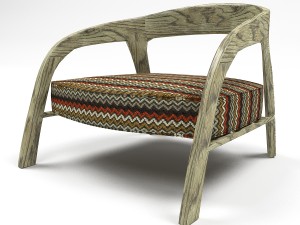 mokha armchair 3D Model