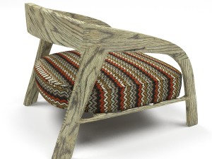 mokha armchair 3Dモデル