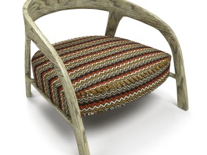 mokha armchair 3Dモデル