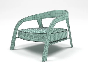 mokha armchair 3D Model